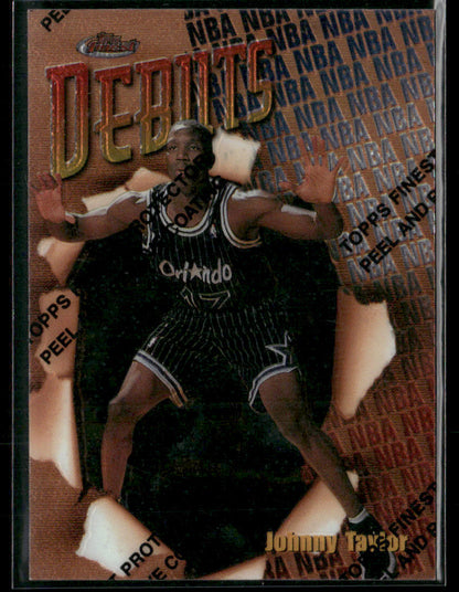 1997-98 Topps Finest Johnny Taylor #D17 Debuts Rookie