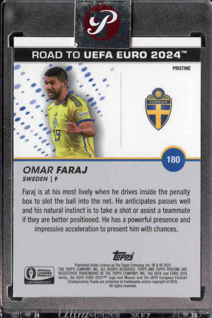 2023 Topps Pristine Omar Faraj #180