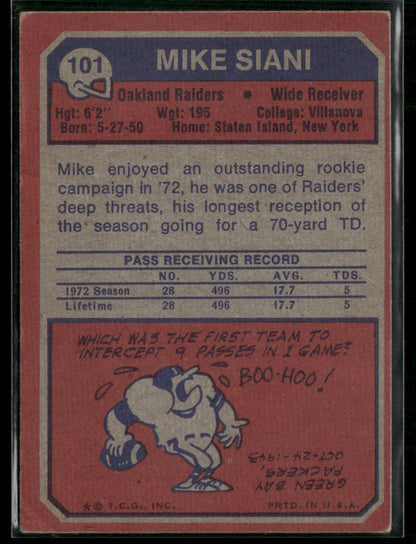 1973 Topps Mike Siani #101