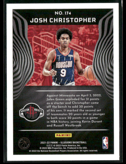 2021-22 Panini Illusions Josh Christopher #174