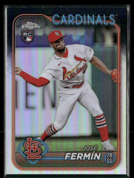 2024 Topps Chrome José Fermín #175 Refractor Rookie