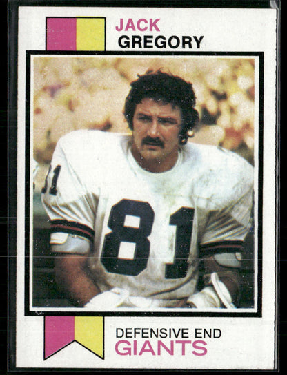 1973 Topps Jack Gregory #490