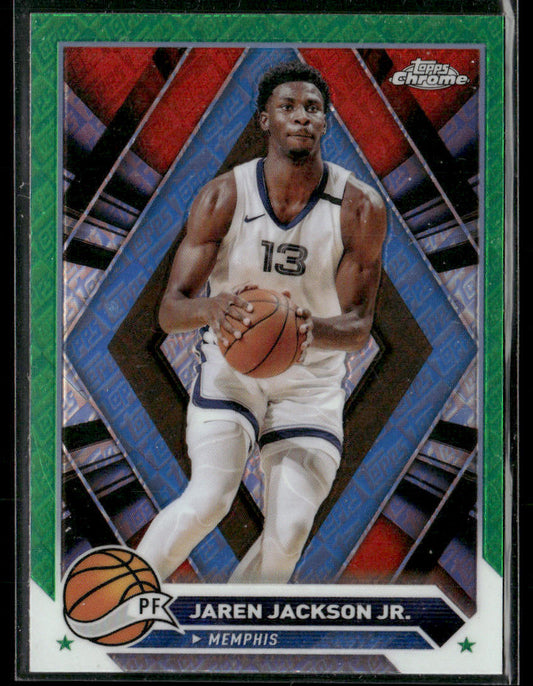 2023-24 Topps Chrome Jaren Jackson Jr. #183 Green Refractor