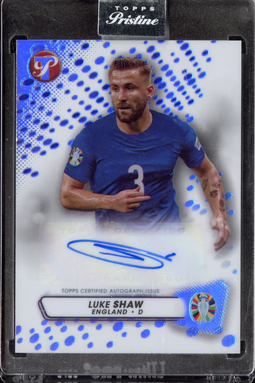 2023 Topps Pristine Luke Shaw #PA-LS Autograph