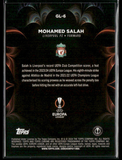 2024 Topps Chrome Mohamed Salah #GL-6 /199