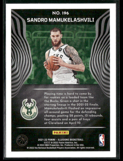 2021-22 Panini Illusions Sandro Mamukelashvili #196