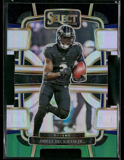 2024 Panini Select Odell Beckham Jr. #9 Die Cut Black Green