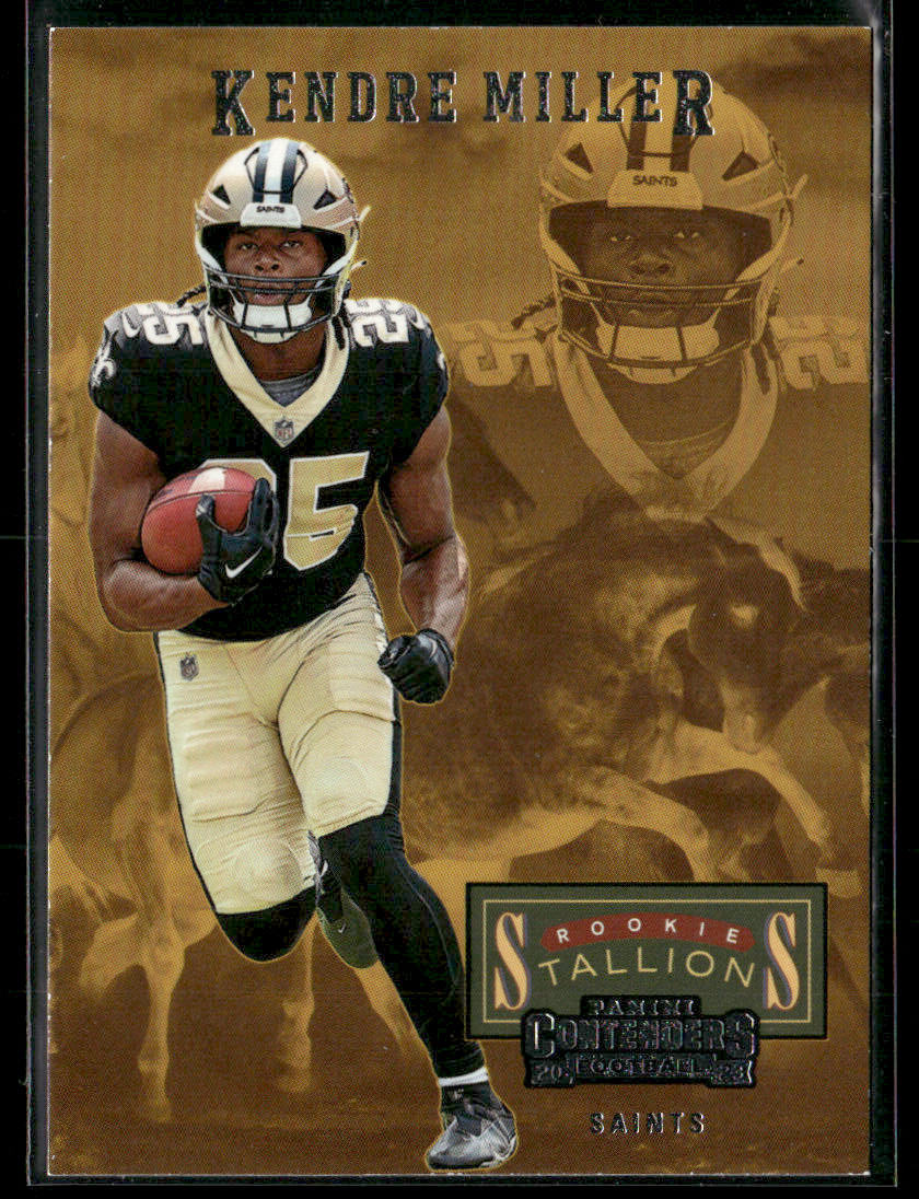 2023 Panini Contenders Kendre Miller #15 Rookie Stallions