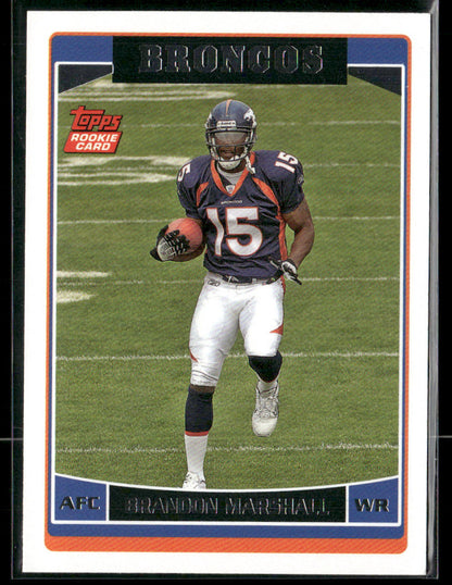 2006 Topps Brandon Marshall #385 Rookie