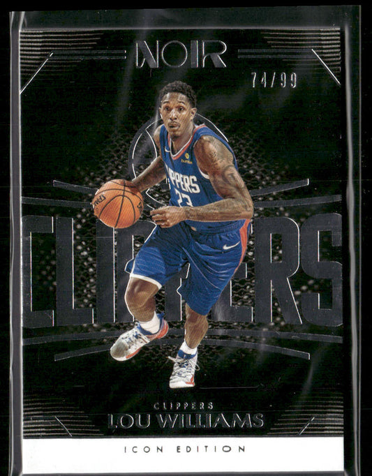 2019-20 Panini Noir Lou Williams #140 Icon /99