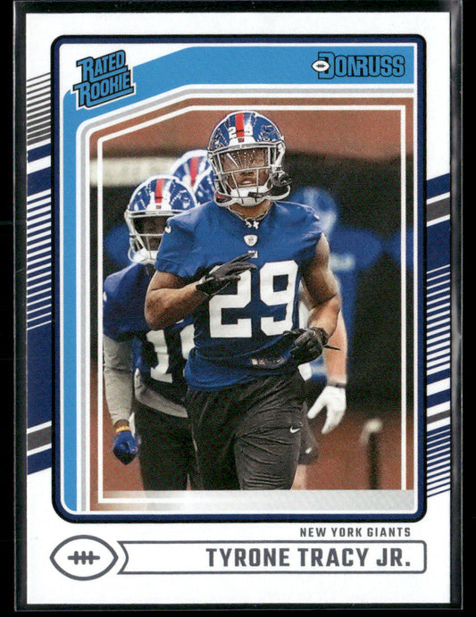 2024 Donruss Tyrone Tracy Jr. #364 Rated Rookie