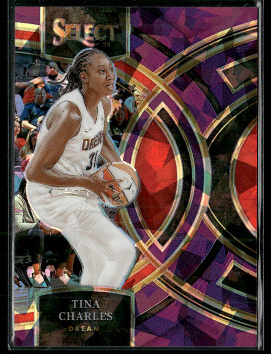 2024 Panini WNBA Select Tina Charles #107 Purple Ice /149