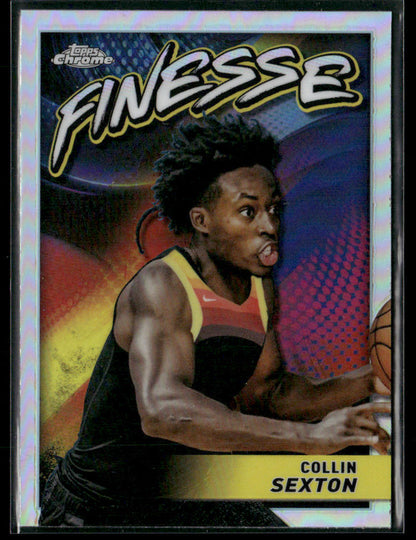 2023-24 Topps Chrome Collin Sexton #F-22 Finesse