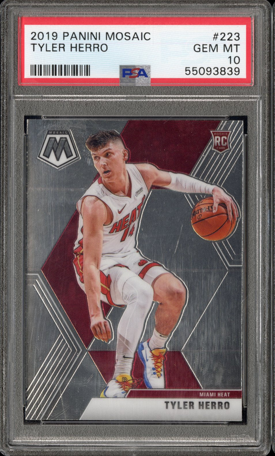 2019 Panini Mosaic Tyler Herro #223 PSA 10