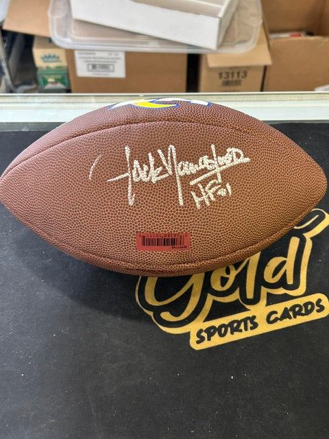 Jack youngblood Los Angeles Rams Signed Football Ball