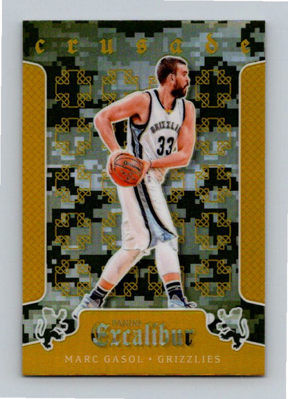 2015 Panini Excalibur Marc Gasol #37 Crusade Camouflage