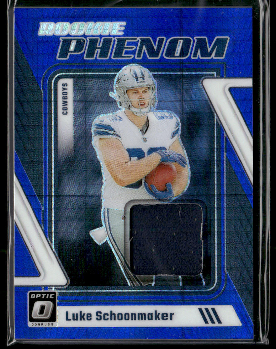 2023 Panini Optic Luke Schoonmaker #RP-LS Rookie Phenom Relic