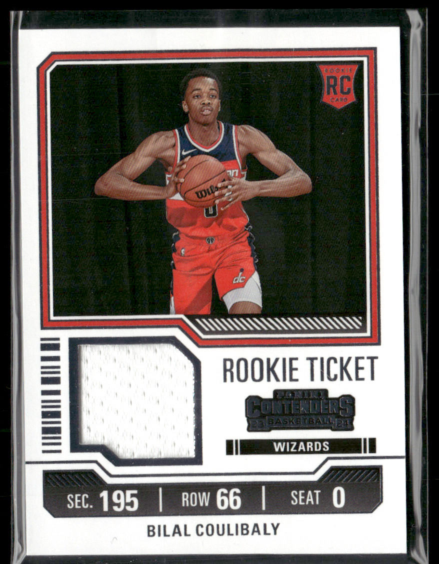 2023-24 Panini Contenders Bilal Coulibaly #RTS-BIL Rookie Ticket Patch