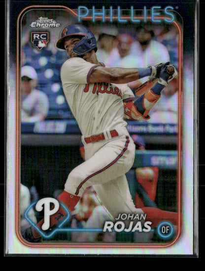 2024 Topps Chrome Johan Rojas #273 Refractor Rookie