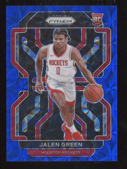 2021-22 Panini Prizm Jalen Green #306 Blue Rookie /39