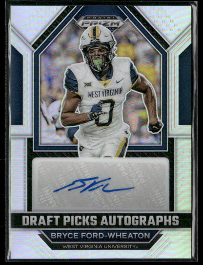 2023 Panini Prizm Bryce Ford-Wheaton #DPA-DFW auto