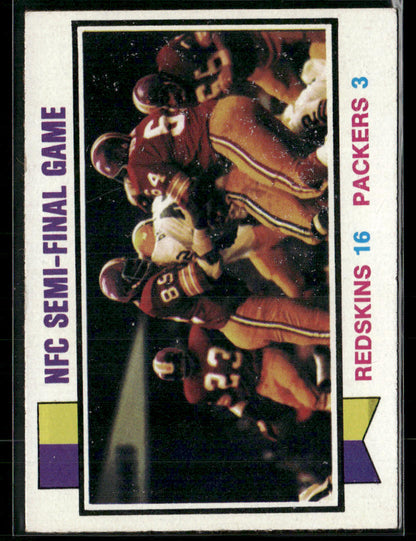 1973 Topps NFC Semi-Final Game PO #135