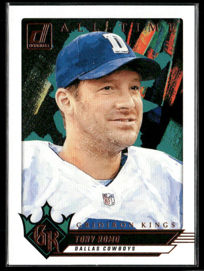 2024 Donruss Tony Romo #No. 8 All-Time Gridiron Kings