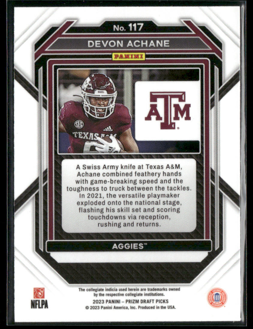 2023 Panini Prizm Devon Achane #117