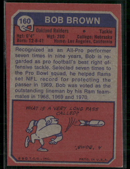 1973 Topps Bob Brown #160