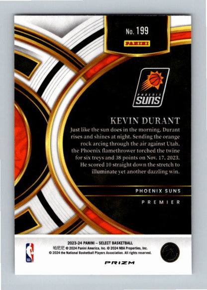 2023 Panini Select Kevin Durant #199 Premier