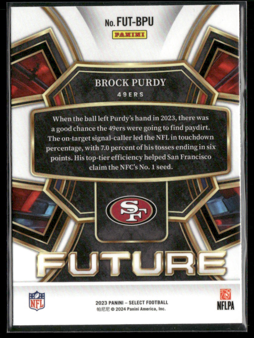 2023 Panini Select Brock Purdy #FUT-BPU Future