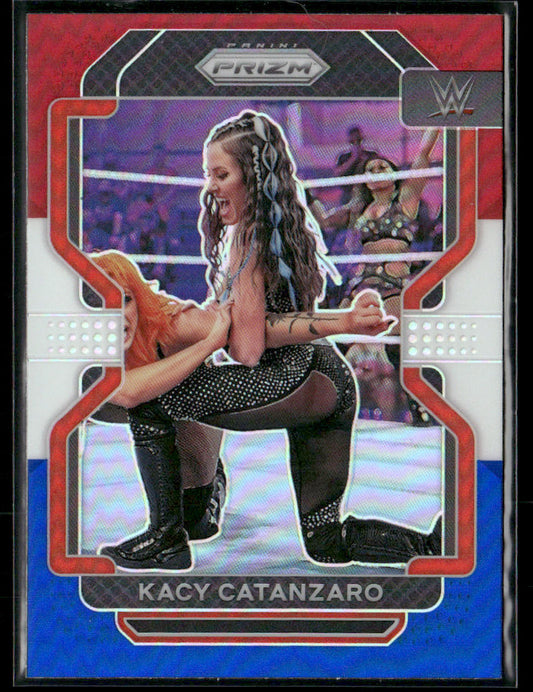 2022 Prizm WWE Kacy Catanzaro #185 Red White Blue