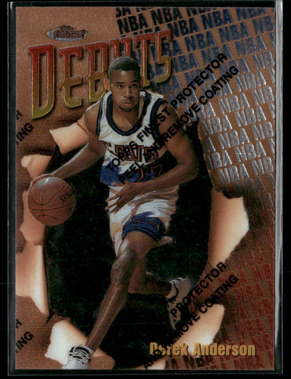 1997-98 Topps Finest Derek Anderson #D14 Debuts Rookie