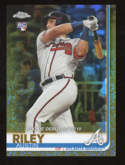 2019 Topps Chrome Update Austin Riley #61 Gold /50