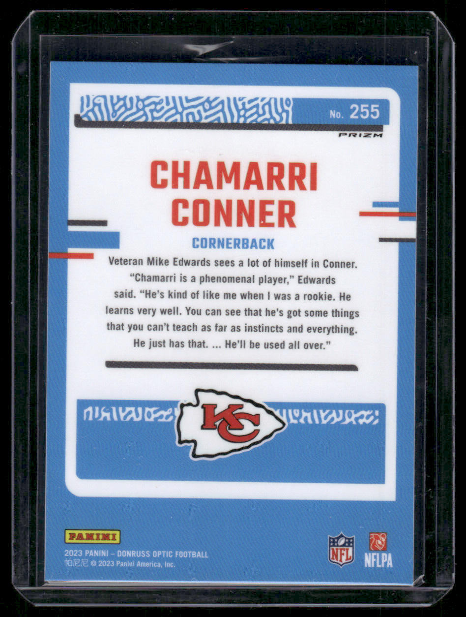 2023 Panini Optic Chamari Conner #255 Rated Rookie