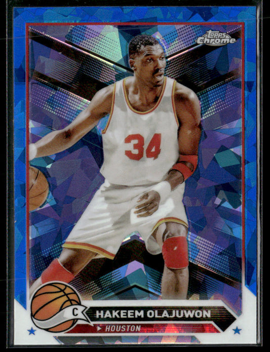 2024 Topps Chrome Sapphire Hakeem Olajuwon #52