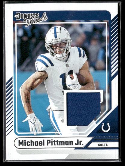 2024 Donruss Threads Michael Pittman Jr. #DTH-MPJ Patch