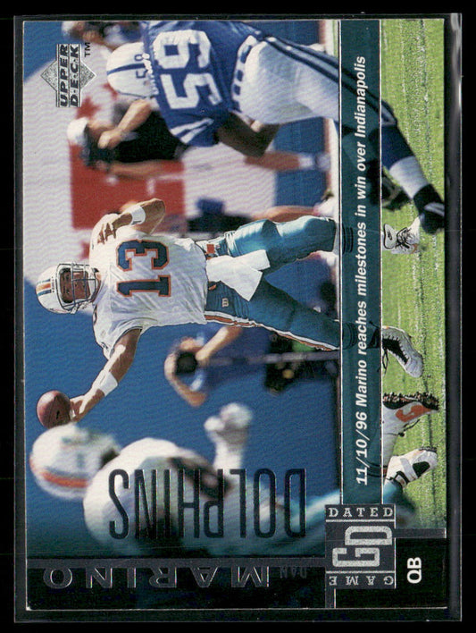 1997 Upper Deck Dan Marino #141 Game Dated