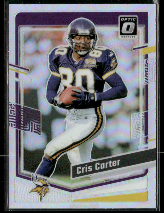 2023 Panini Donruss Optic Cris Carter #122 Holo