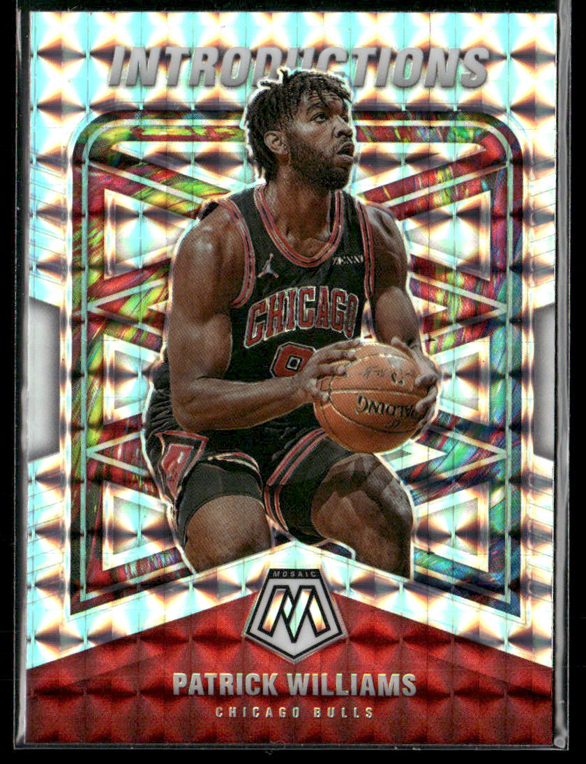 2020-21 Panini Mosaic Patrick Williams #2 Inroductions Silver