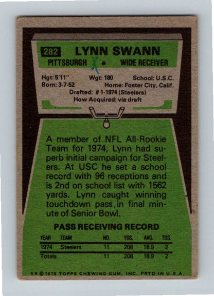 1975 Topps Lynn Swann #282 Rookie