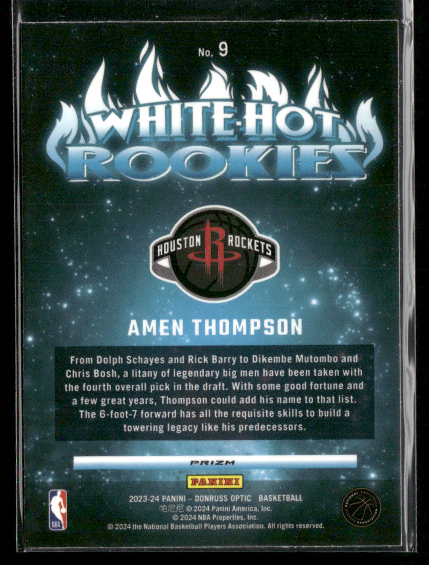 2023-24 Panini Donruss Optic Amen Thompson #No. 9