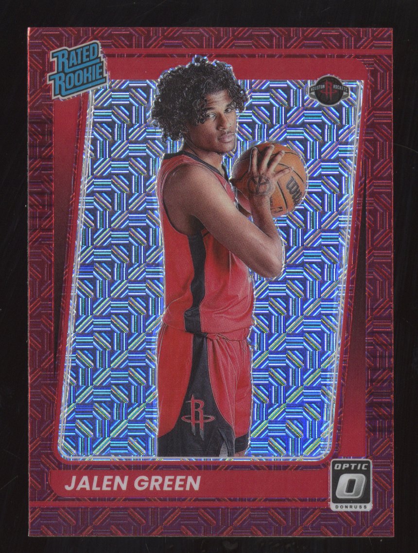 2021 Panini Donruss Optic Jalen Green #159 Red Mojo