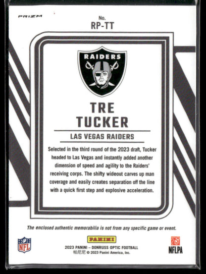 2023 Panini Donruss Optic Tre Tucker #RP-TT