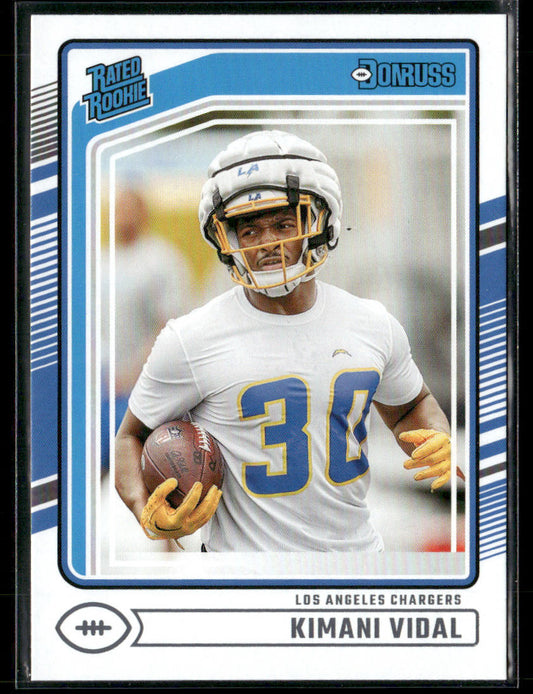 2024 Donruss Kimani Vidal #355 Rated Rookie