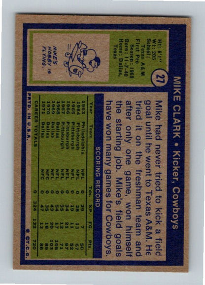 1972 Topps Mike Clark #27