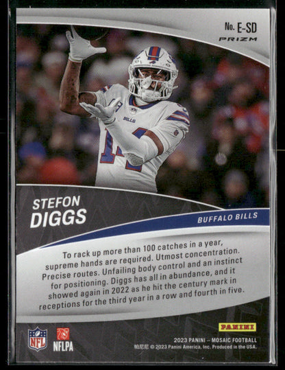 2023 Panini Mosaic Stefon Diggs #E-SD