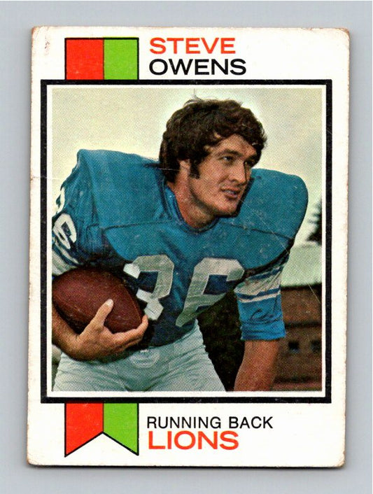 1973 Topps Steve Owens #495