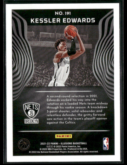 2021-22 Panini Illusions Kessler Edwards #191