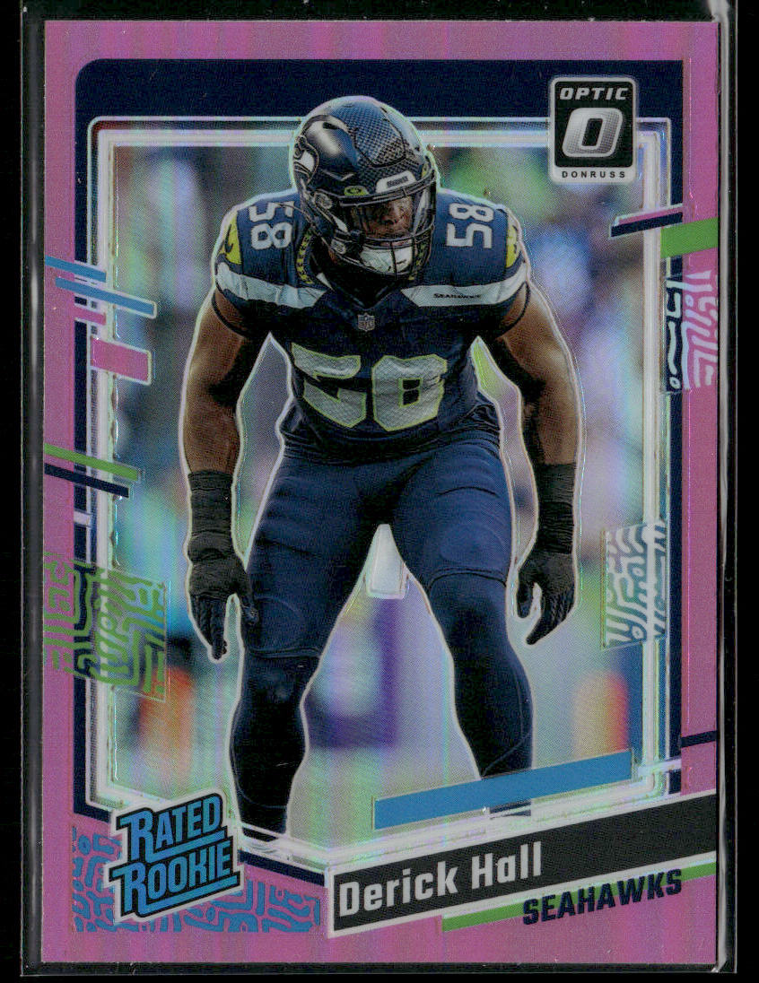 2023 Panini Donruss Optic Derrick Hall #291 Rated Rookie